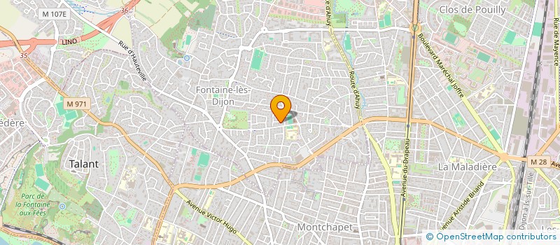 localisation de l'entreprise CIME COMMUNITY  FONTAINE-LES-DIJON