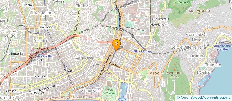 localisation de l'entreprise CIME COMPAGNIE IMPORT EXPORT  NICE