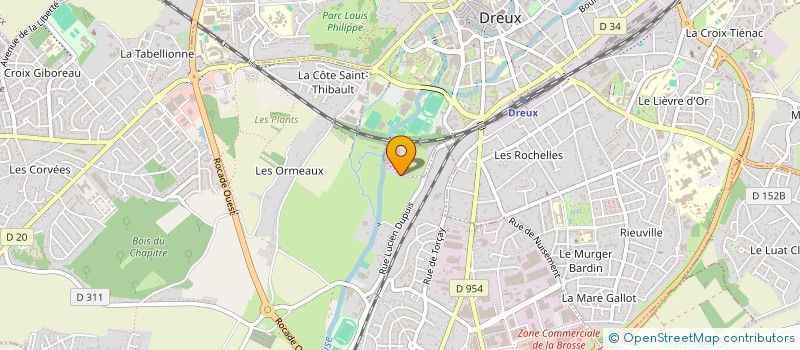 localisation de l'entreprise CIME D9 à DREUX