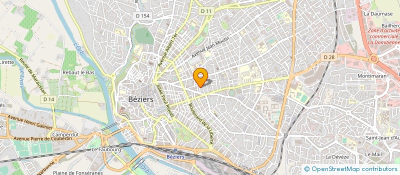 localisation de l'entreprise CIME DEVELOPPEMENT à BEZIERS