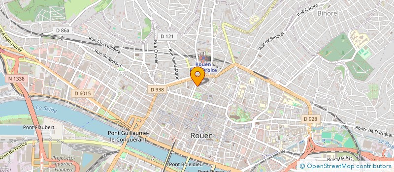 localisation de l'entreprise CIME IMMOBILIER à ROUEN