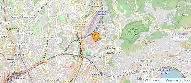 localisation de l'entreprise CIME & RACINES  NICE