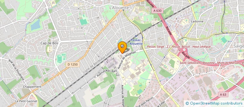 localisation de l'entreprise CIMEA à PESSAC