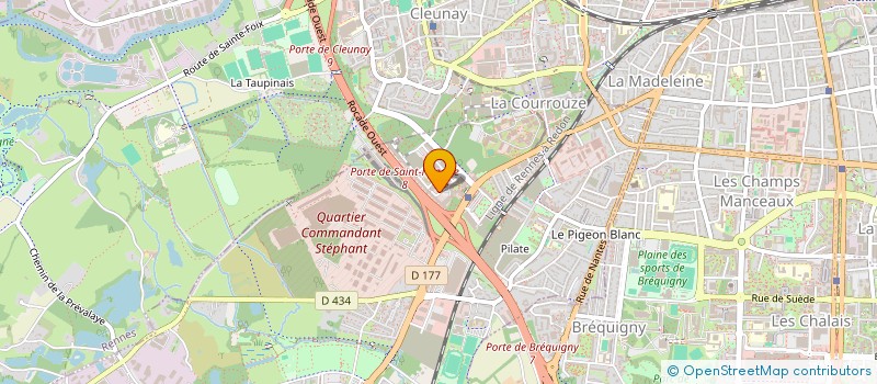 localisation de l'entreprise CIMEA  SAINT-JACQUES-DE-LA-LANDE