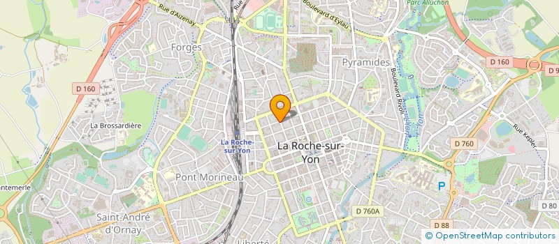localisation de l'entreprise CIMEA-PATRIMOINE à LA ROCHE-SUR-YON