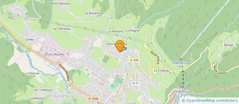 localisation de l'entreprise CIMEBYCYCLE  UGINE