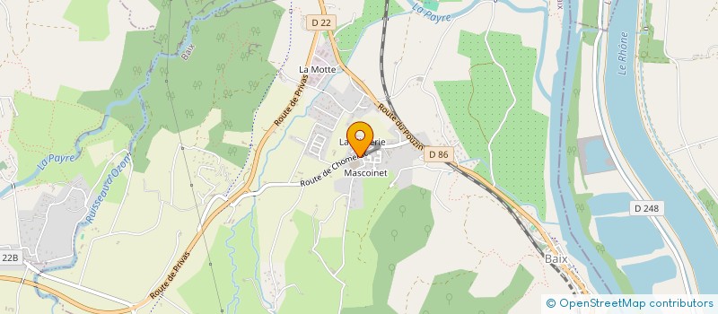 localisation de l'entreprise CIMECA GROUP à BAIX