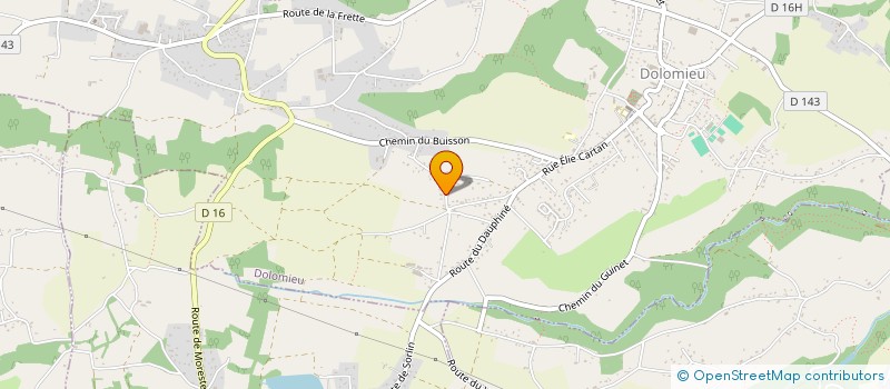 localisation de l'entreprise CIMECARON  DOLOMIEU
