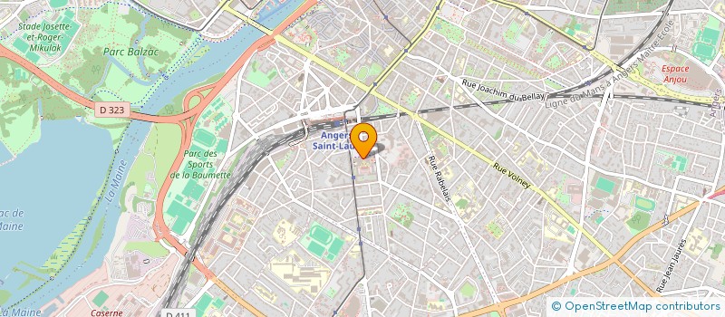 localisation de l'entreprise CIMECHAFAUDAGES 49 à ANGERS