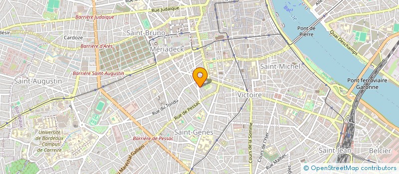 localisation de l'entreprise CIMEDE à BORDEAUX