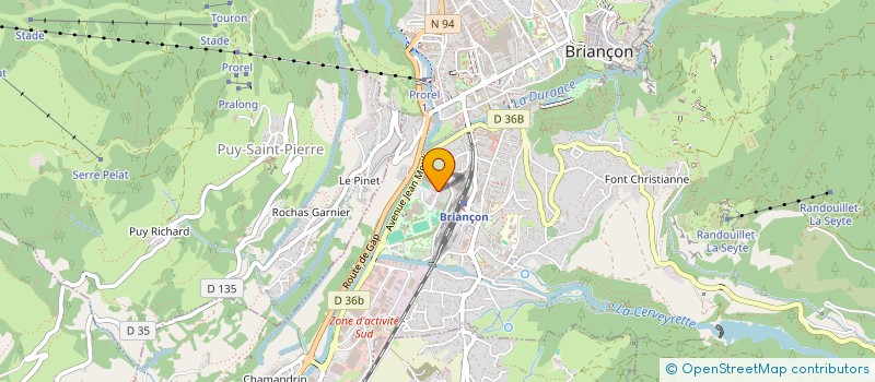 localisation de l'entreprise CIMELEC à BRIANCON