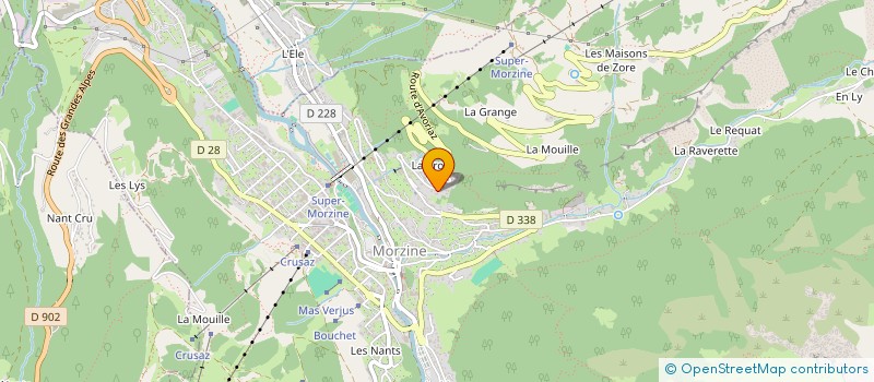 localisation de l'entreprise CIMELECTRIC à MORZINE