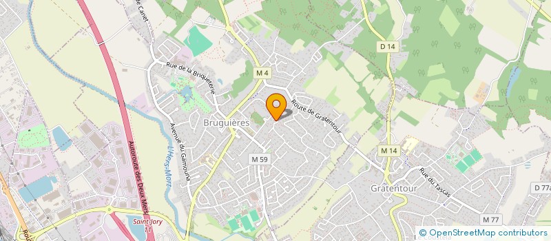 localisation de l'entreprise CIMENCO  BRUGUIERES