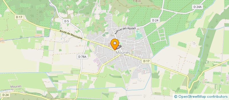 localisation de l'entreprise CIMENERGIE à MOURIES