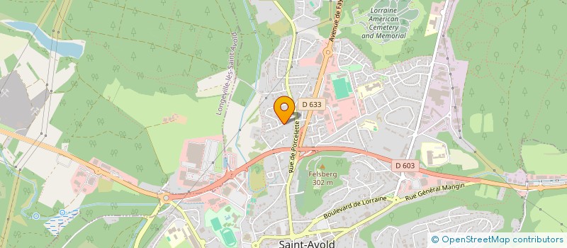 localisation de l'entreprise CIMENT 2 à SAINT-AVOLD