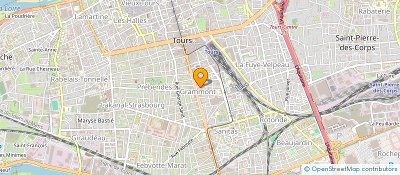 localisation de l'entreprise CIMENT à TOURS