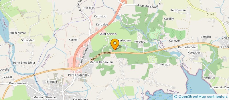 localisation de l'entreprise CIMENTI  PONT-L'ABBE