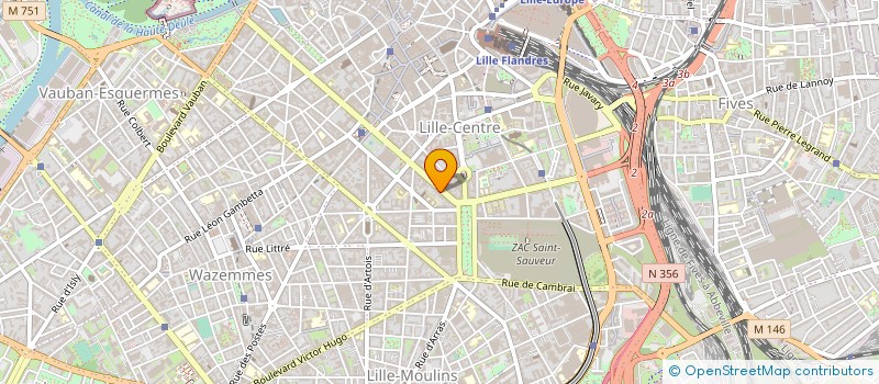 localisation de l'entreprise CIMENTS DE LA SEINE à LILLE