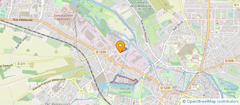 localisation de l'entreprise CIMENTUB à AMIENS