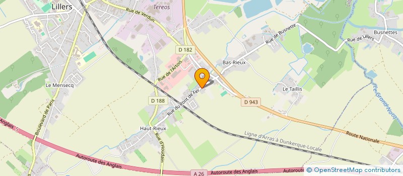 localisation de l'entreprise CIMEO NORD à LILLERS