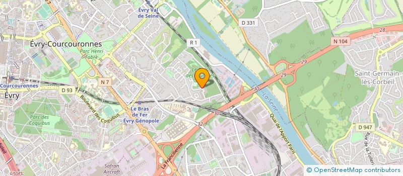 localisation de l'entreprise CIMEO SERVICES SARL  EVRY-COURCOURONNES