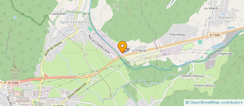 localisation de l'entreprise CIMES 2010  SAINT-FERREOL