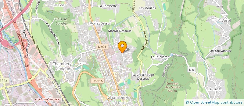 localisation de l'entreprise CIMES CONSEIL à CHAMBERY