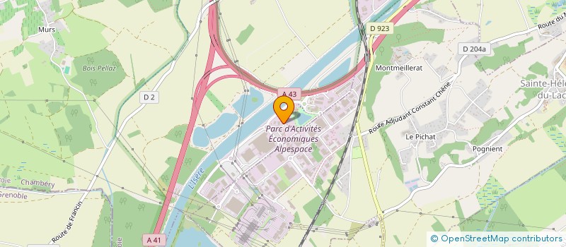 localisation de l'entreprise CIMES EXPERT  PORTE-DE-SAVOIE