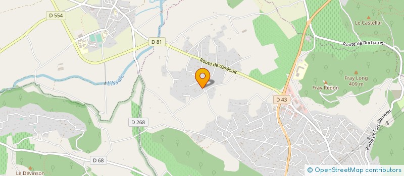 localisation de l'entreprise CIMES VERTES SERVICES  ROCBARON