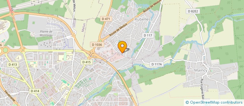 localisation de l'entreprise CIMETECH  RUBELLES