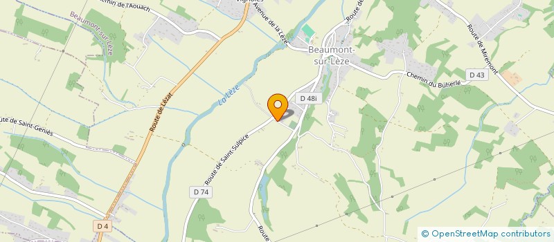 localisation de l'entreprise CIMETIERE DES ANIMAUX MAURICE MASSONIER à BEAUMONT-SUR-LEZE