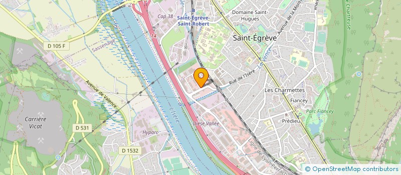 localisation de l'entreprise CIMETRONIC à SAINT-EGREVE