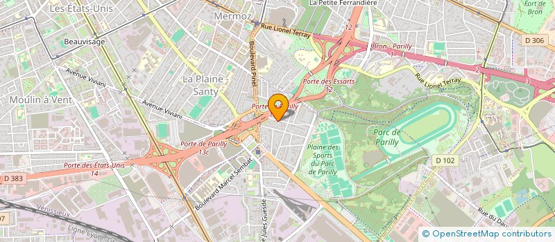 localisation de l'entreprise CIMEUROP  VENISSIEUX