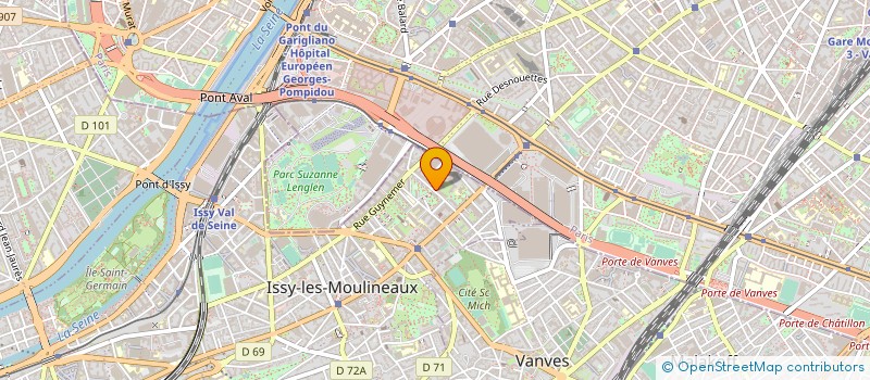 localisation de l'entreprise CIMFOR CONSEIL à ISSY-LES-MOULINEAUX