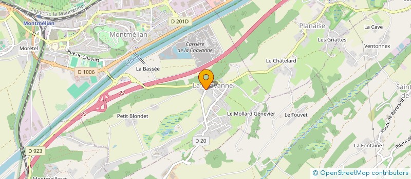 localisation de l'entreprise CIMG  LA CHAVANNE