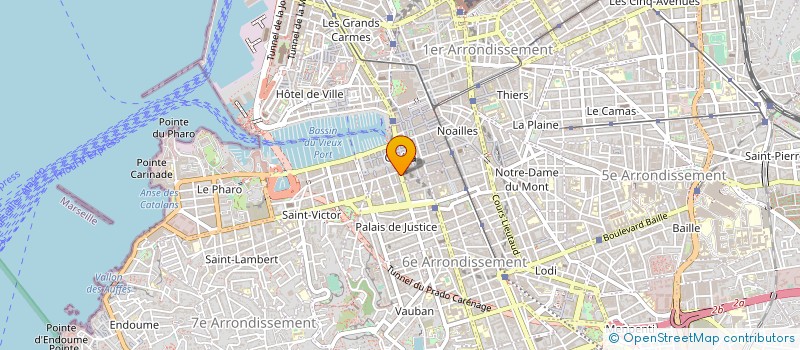 localisation de l'entreprise CIMHA POUR LA COOPERATION INTERNATIONALE ENTRE MARSEILLE ET LA HAVANE à MARSEILLE