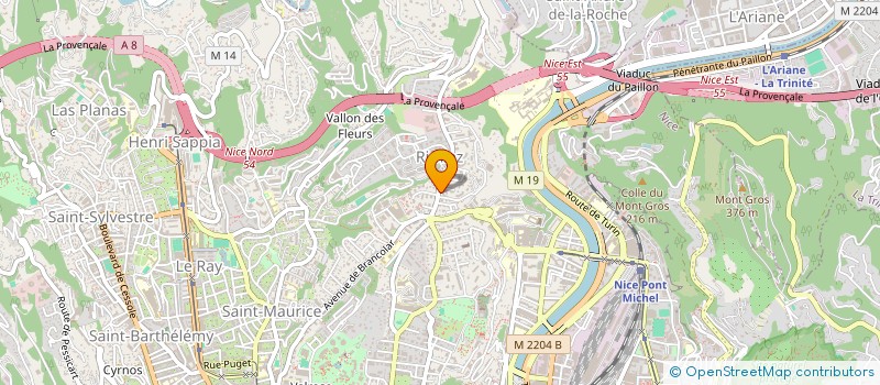 localisation de l'entreprise CIMIEZ SANTE COMMUNAUTE PROFESSIONNELLE TERRITORIALE DE SANTE (CPTS) à NICE