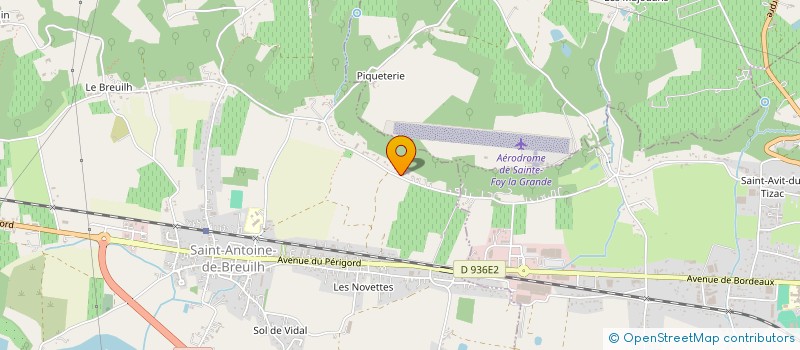 localisation de l'entreprise CIMILI  SAINT-ANTOINE-DE-BREUILH