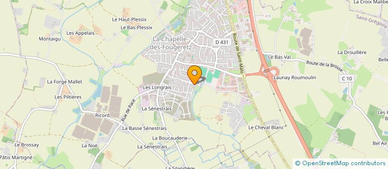 localisation de l'entreprise CIML  LA CHAPELLE-DES-FOUGERETZ