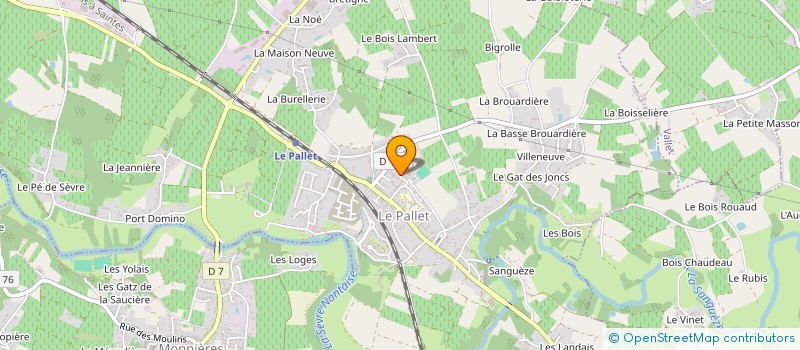 localisation de l'entreprise CIMMIOTEAU  LE PALLET