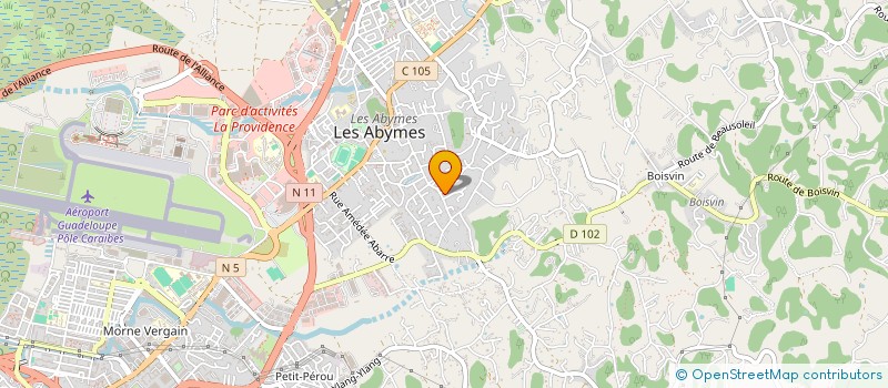 localisation de l'entreprise CIMMOFI à LES ABYMES