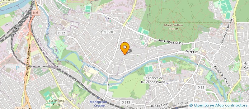 localisation de l'entreprise CIMMOG  YERRES