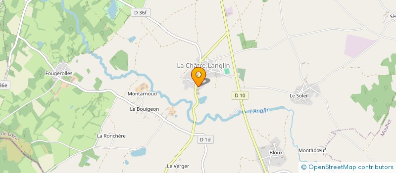 localisation de l'entreprise CIMO à LA CHATRE-LANGLIN