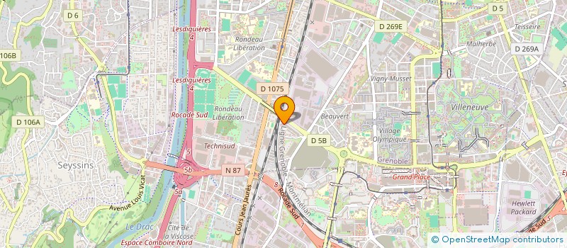 localisation de l'entreprise CIMO IMPORT EXPORT à GRENOBLE