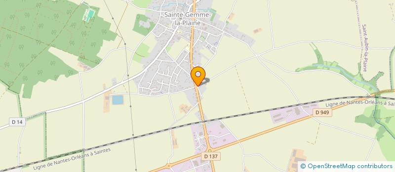 localisation de l'entreprise CIMODOR 2 à SAINTE-GEMME-LA-PLAINE