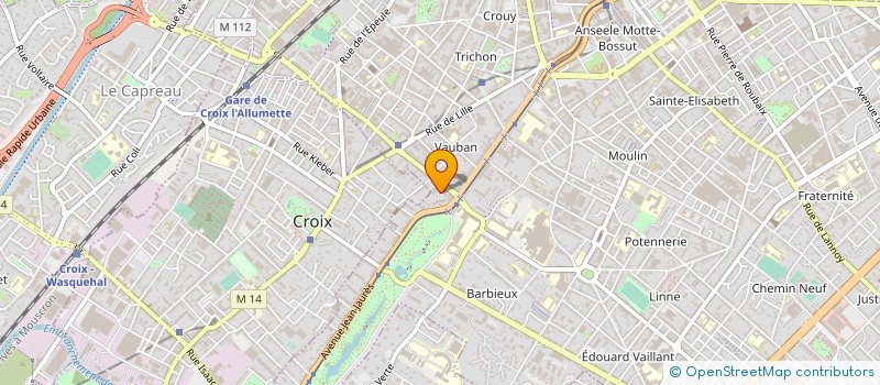 localisation de l'entreprise CIMOFAT à ROUBAIX