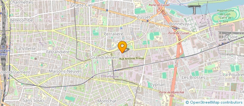 localisation de l'entreprise CIMOP EUROPE  VILLEURBANNE