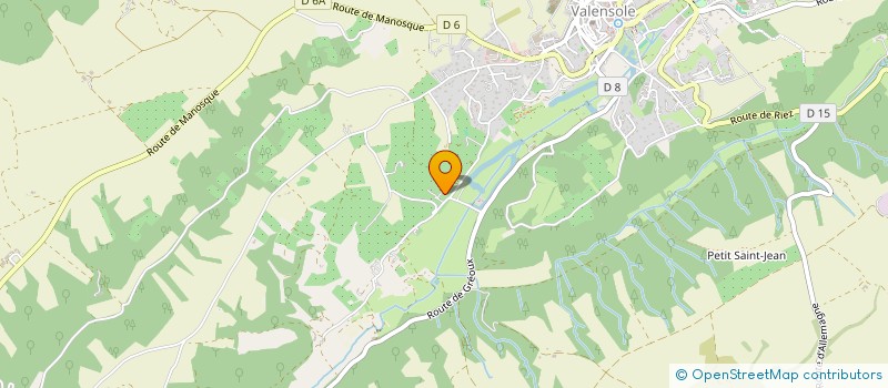 localisation de l'entreprise CIMPER BATIMENT à VALENSOLE