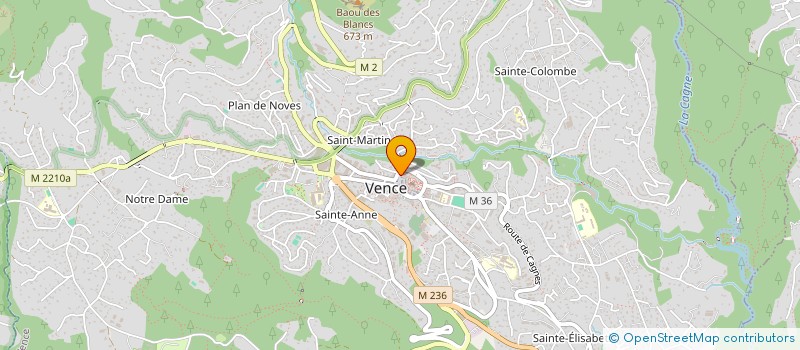 localisation de l'entreprise CIMPER TELE TECHNIQUE à VENCE