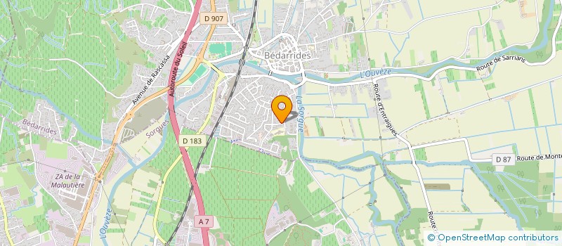 localisation de l'entreprise CIMPOIA  BEDARRIDES